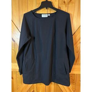 Linea Leisure by Louis Dell'Olio Black Dress Size Large (0485)